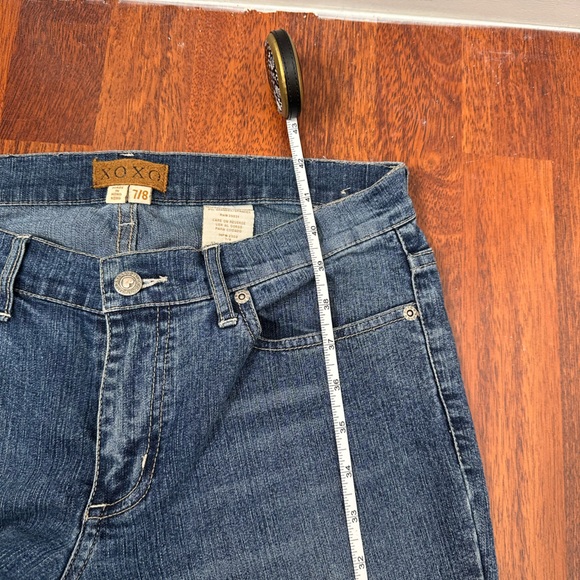 XOXO vintage Y2K low rise flare blue jeans - Picture 10 of 11